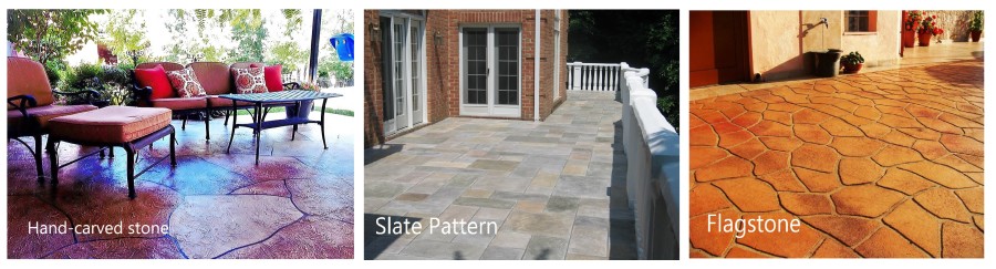 stamped concrete overlays